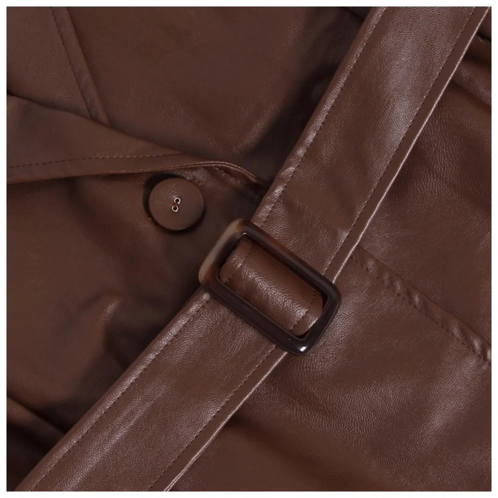 The MYSHYA Vegan Leather Dress - Picture 7 of 8